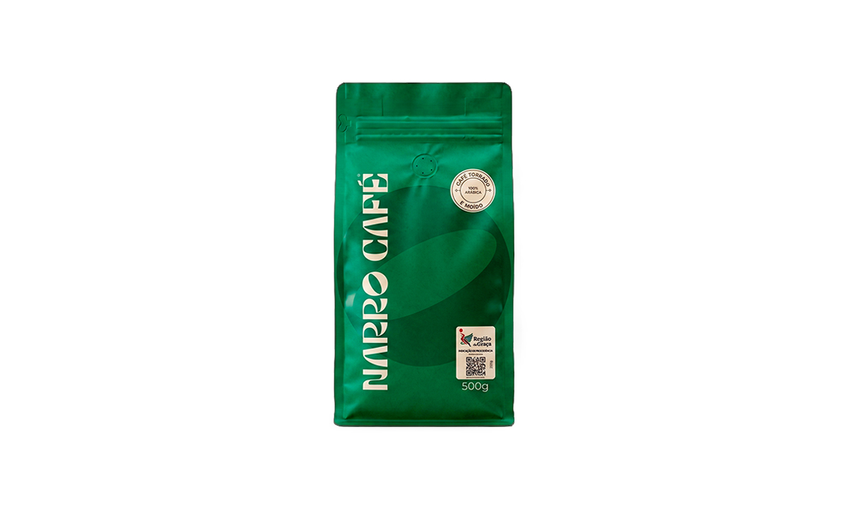 Embalagem de Café Torrado e Moído Narro Café